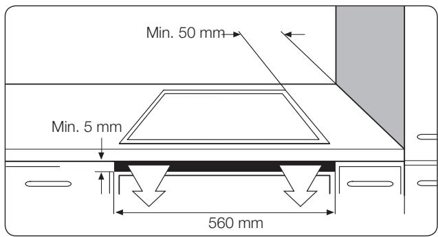 SAMSUNG NZ63F3NM1BB/UR - INSTALLING INTO THE COUNTERTOP - 2