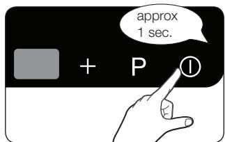 SAMSUNG NZ63F3NM1BB/UR - SWITCHING THE APPLIANCE OFF - 1