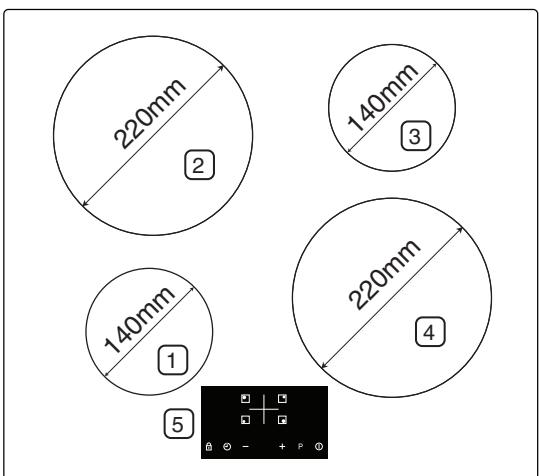 SAMSUNG NZ64K5747BK/EF - Kochzonen - 1