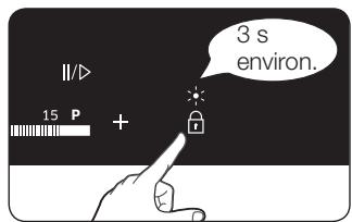 SAMSUNG NZ64H57479K/EF - Activation/Désactivation de la sécurité enfants - 1