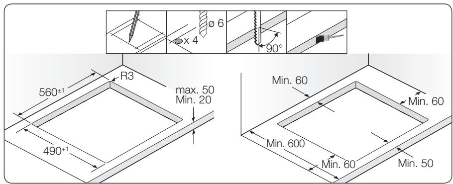 SAMSUNG NZ64H57479K/EF - EINBAUEN IN EINER ARBEITSPLATTE - 6