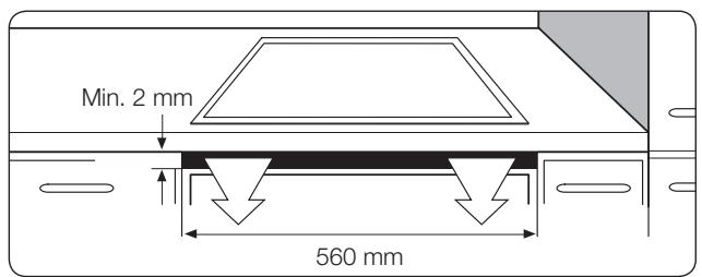 SAMSUNG NZ64N7777GK/E1 - INSTALLATIE IN HET WORKBLAD - 5