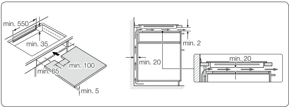SAMSUNG NZ64N7777GK/E1 - INSTALLATIE IN HET WORKBLAD - 8