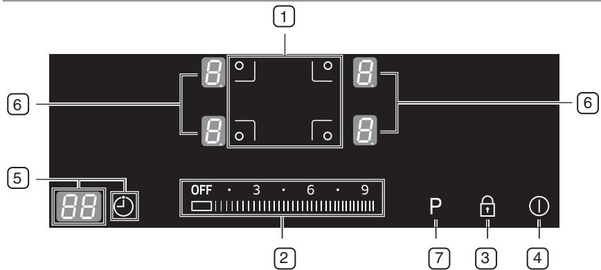 SAMSUNG NZ64H37070K - Clavier de commandes - 1