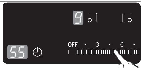 SAMSUNG NZ64H37070K - Kochzonen mit dem Timer automatisch ausschalten - 5