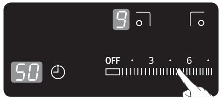 SAMSUNG NZ64H37070K - Kochzonen mit dem Timer automatisch ausschalten - 3