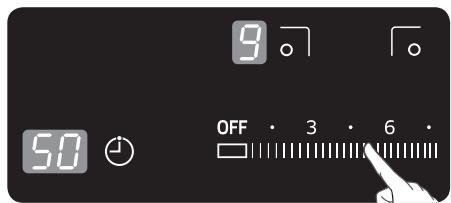 SAMSUNG NZ64N7777GK - Kochzonen mit dem Timer automatisch ausschalten - 3