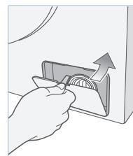 SAMSUNG WW80J3283KW - Nettoyage du filtre à impuretés - 1
