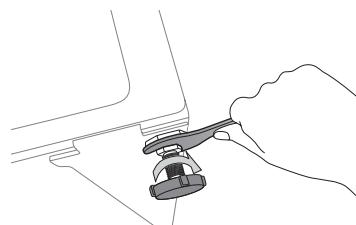 SAMSUNG ECO BUBBLE WD1704RJC1 - ÉTAPE 3 Ajuster les pieds réglables - 3