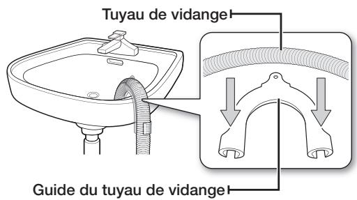 SAMSUNG ECO BUBBLE WD1704RJC1 - Raccordement du tuyau de vidange - 1