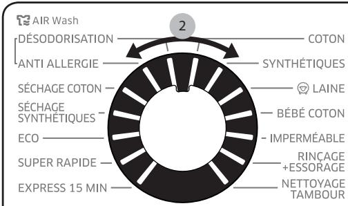 SAMSUNG WD80J6410AW - Étapes simples pour démarrer - 1