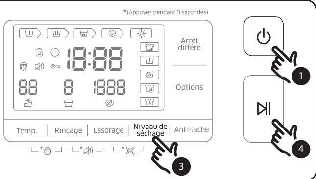SAMSUNG WD80J6410AW - Sechage vêtements uniquement - 2