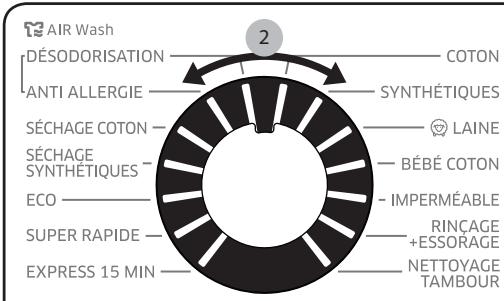 SAMSUNG ECO BUBBLE WD80J6410AW - Étapes simples pour démarrer - 1