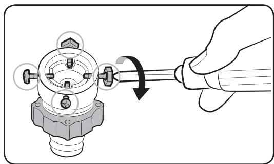SAMSUNG ECO BUBBLE WD80J6410AW - ETAPE 4 - Raccordez le tuyau d'eau - 2