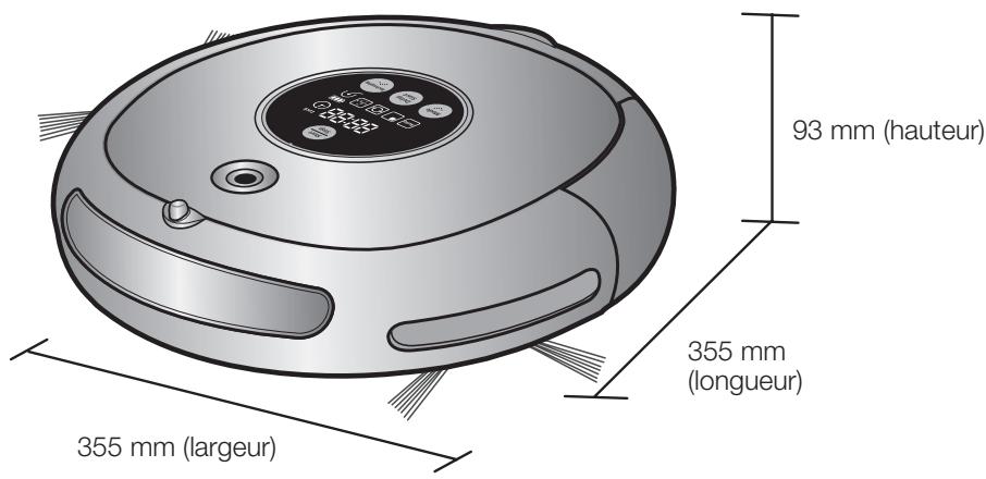 SAMSUNG NAVIBOT SR 8857 - Caractéristiques techniques du produit - 1