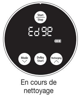 SAMSUNG NAVIBOT SR 8857 - Bouton de l'unité principale / Bouton de la télécommande / Action correspondante - 3