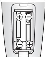 SAMSUNG SR8841 NAVIBOT - ■ Mise en place des piles de la télécommande - 2