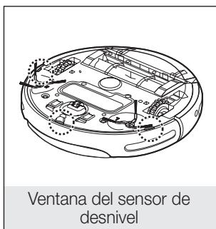 SAMSUNG SR8841 NAVIBOT - Desactive el conmutador de encendido de la parte inferior de la unidad principal antes de limpiar la aspiradora robot. - 3