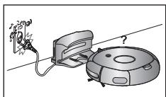 SAMSUNG SR8841 NAVIBOT - Mantenga el cable de alimentación del cargador constantemente enchufado en la toma de corriente. - 1