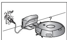 SAMSUNG SR8841 NAVIBOT - Laissez toujours le cordon d'alimentation du chargeur branché dans la prise. - 1