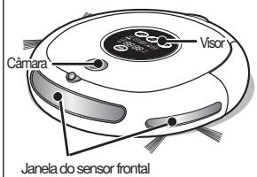 SAMSUNG SR8841 NAVIBOT - Tem de desligar o interruptor de corrente na parte inferior da unidade principal antes de limpar o aspirador robot. - 2