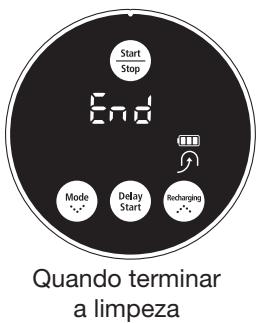 SAMSUNG SR8841 NAVIBOT - Sobre a função Retomar a limpeza - 1