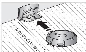 SAMSUNG SR8841 NAVIBOT - Dépannage au cas où le robot aspirateur ne retourne pas sur le chargeur - 2