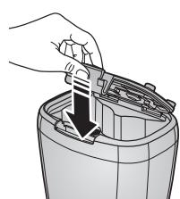 SAMSUNG SR8849 NAVIBOT - De batterijnenplaatsen - 3