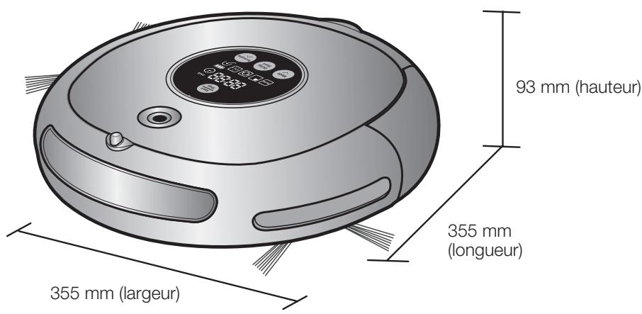 SAMSUNG SR8857 NAVIBOT CLASSIC - Caracteristiques techniques du produit - 1