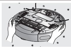SAMSUNG NAVIBOT SR8895 - HET RIJWIEL REINIGEN - 2