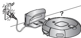 SAMSUNG NAVIBOT SR8895 - Houd het netsnoer van het oplaadstation.altijd op het stopcontact aangesloten. - 1