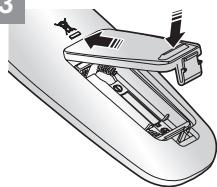 SAMSUNG NAVIBOT SR8895 - Instalacion de las pilas del mando a distancia - 3