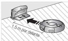 SAMSUNG NAVIBOT SR8895 - Solucn de problemas cuando la aspiradora robot no se dirige hacia el cargador. - 2