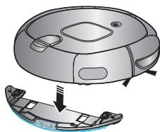 SAMSUNG NAVIBOT SR8895 - MANTENIMIENTO DE LA MOPA - 1