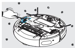 SAMSUNG NAVIBOT SR8895 - LIMPIEZA DE LA RUEDA MOTRIZ - 3