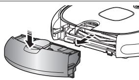 SAMSUNG SR8895 NAVIBOT SILENCIO - Leeg de stofopvangbak eerst voordat u deze gaat reinigen. - 2