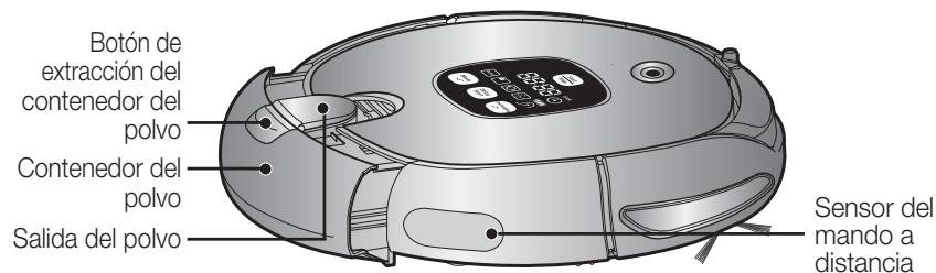 SAMSUNG SR8895 NAVIBOT SILENCIO - NOMBRE DE CADA COMPONENTE - 2