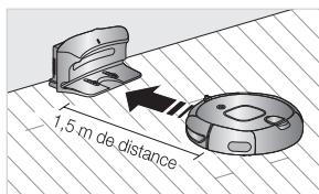 SAMSUNG SR8895 NAVIBOT SILENCIO - Dépannage au cas où le robot aspirateur ne returne pas sur le chargeur - 2