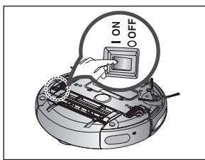 SAMSUNG SR8895 NAVIBOT SILENCIO - LIGAR OU DESLIGAR O INTERRUPTOR DE CORRENTE - 1
