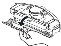 SAMSUNG SR8895 NAVIBOT SILENCIO - Antes de limpar o saco do pó, tem de esvazía-lo. - 3
