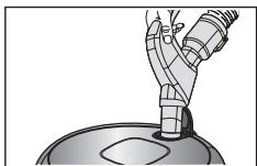 SAMSUNG SR8895 NAVIBOT SILENCIO - OUVERTURE FACILE DU RÉSERVOIR DE POUSSIÈRE - 1