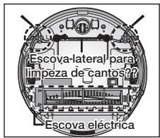 SAMSUNG SR8950 NAVIBOT - Para remover as substancias estranhas, use sempre a escova de limpeza(before deslagar o interruptor de corrente. - 1