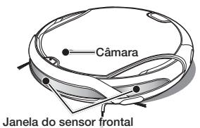 SAMSUNG SR8950 NAVIBOT - Limar a janela do sensor e a-camera - 3