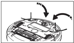 SAMSUNG SR8950 NAVIBOT - ESCOVA ROTATIVA LATERAL PARA LIMPEZA DE CANTOS - 1