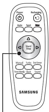 SAMSUNG SR8950 NAVIBOT - A propos de la fonction de reprise du nettoyage - 10