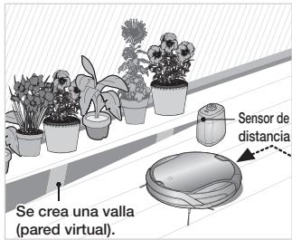 SAMSUNG SR8950 NAVIBOT - Instale la VIRTUAL GUARD delante del和地区 bajo el accesso se desee bloquear. - 1