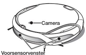 SAMSUNG SR8950 NAVIBOT - Het sensorvenster en de camera reinigen - 3