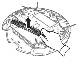 SAMSUNG SR8950 NAVIBOT - Limpar a escova electrica - 4