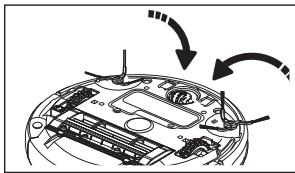 SAMSUNG VCR8950L3B - ESCOVA ROTATIVA LATERAL PARA LIMPEZA DE CANTOS - 1