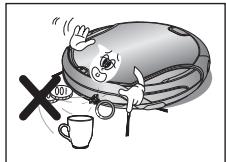 SAMSUNG VCR8950L3B - Retirez à l'avance les objets de petite taille ou fragiles de la zone à nettoyer. - 1